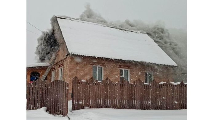 Петровичи пожар. Спасск.28.01.25