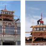 На здании Летнего клуба Дворянского собрания в Рязани смонтировали купол со шпилем