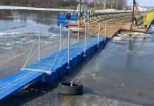 В Спасском округе закрыли движение автомобилей по наплавным мостам у Троицы и Фатьяновки