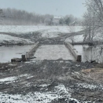 В Спасском округе от воды освободился низководный мост у села Огородниково