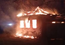 В Спасском округе на пожаре погиб мужчина