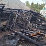 В Спасском округе горели два дома и сарай