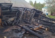 В Спасском округе горели два дома и сарай