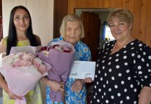 Лидия Григорьевна Родина из села Сушки Спасского округа отметила столетие