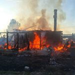 В Спасском округе сгорел жилой дом